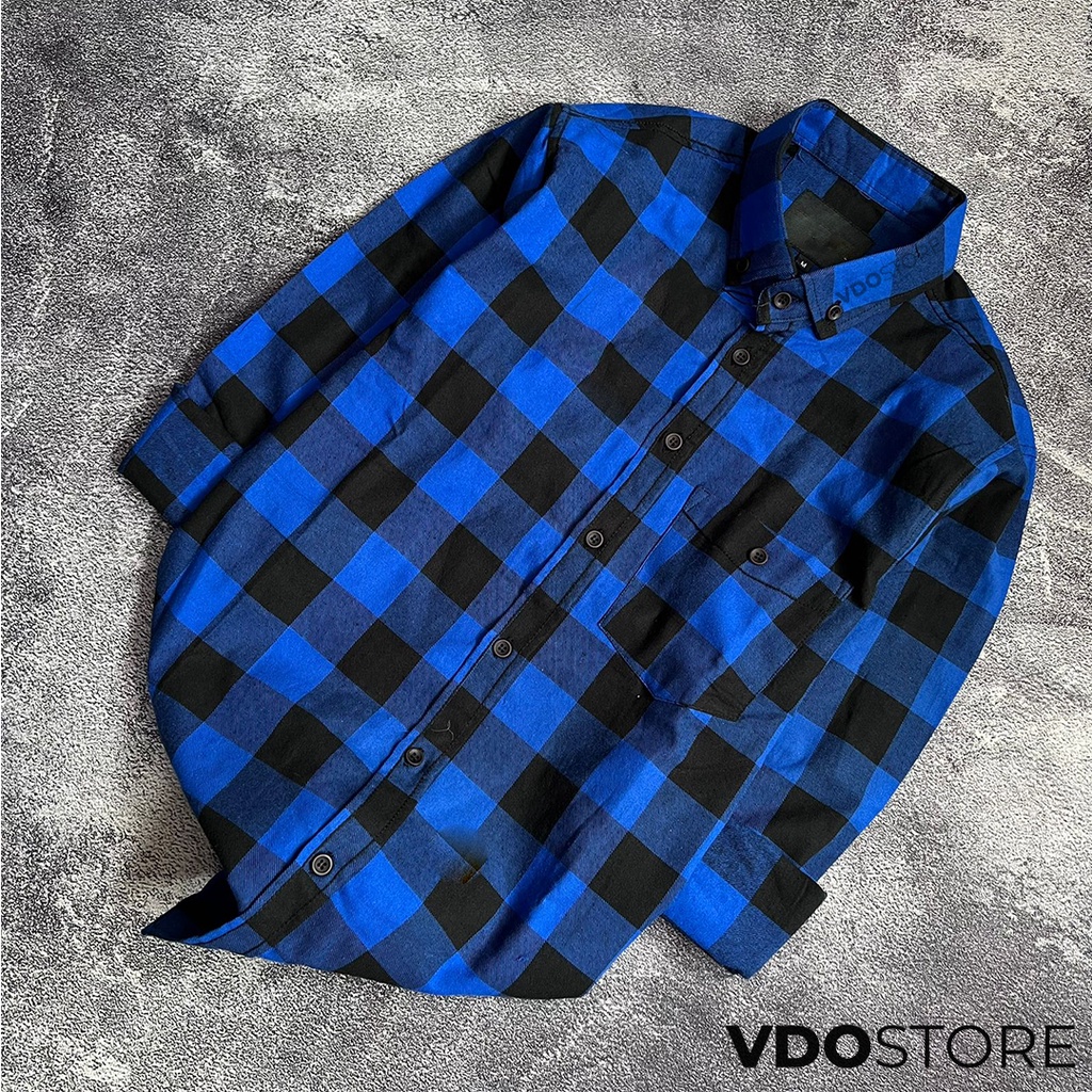 KEMEJA FLANEL PRIA 39B CLASSIC ROYALE - M L XL - KEMEJA LENGAN PANJANG VDOSTORE DEWASA BAJU FLANNEL TANGAN PANJANG HITAM NAVY ABU MOTIF KEMEJA COWOK MURAH DEWASA SANTAI TEBAL KUALITAS IMPORT BAJU CATUR PANEL FANEL