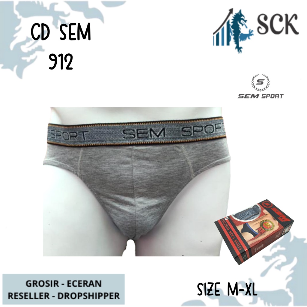 [ISI 3] CD Pria SEM SPORT 912 Halus / Celana Dalam Pria / Cd Cowok Dewasa