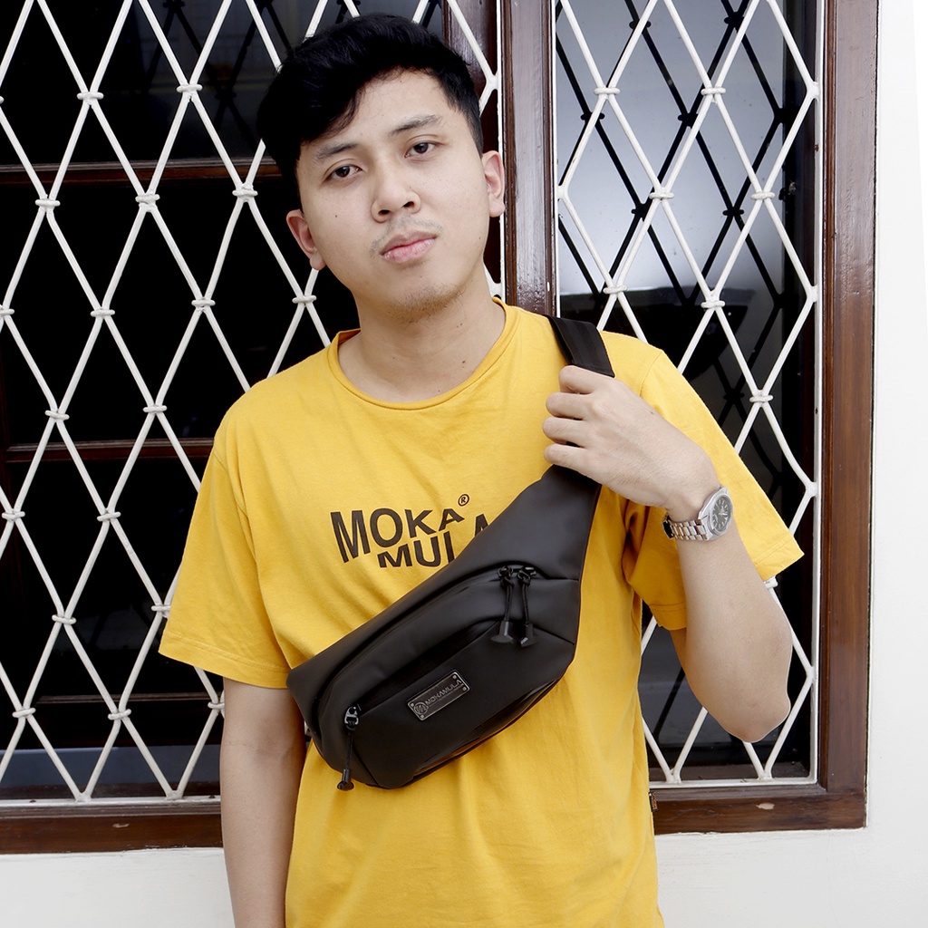 Waistbag Pria Tas Pinggang -Orca Mokamula
