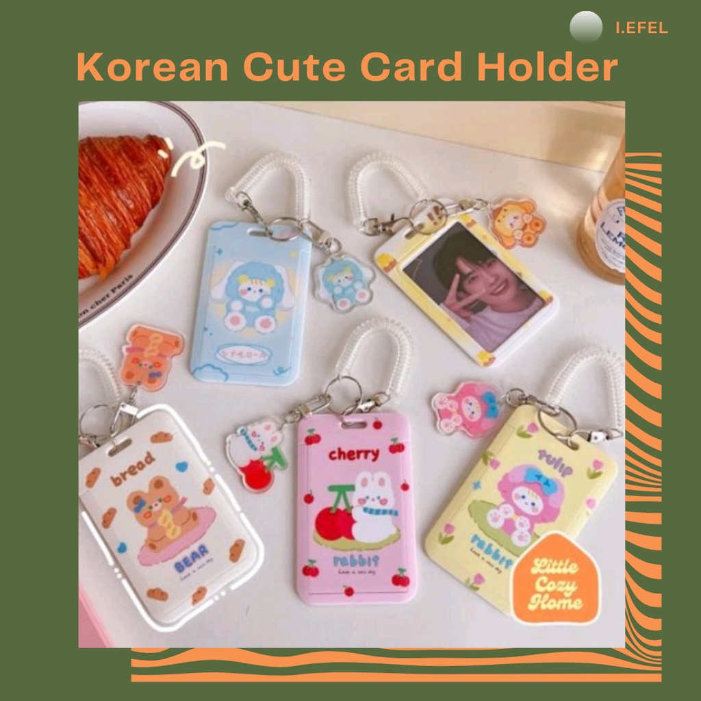 CARD HOLDER ID CARD KEY CHAIN KPOP KOREAN CUTIE -I.EFEL_