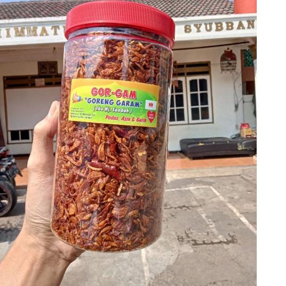 

☺ Gorgam Toples (1000ML) Goreng Garam Asli Buatan Betawi Tulen Dijamin AJIB ♗