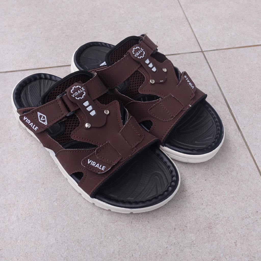 Sandal Pria Slide Casual Trendy Kekinian Model Slop Original SB 01