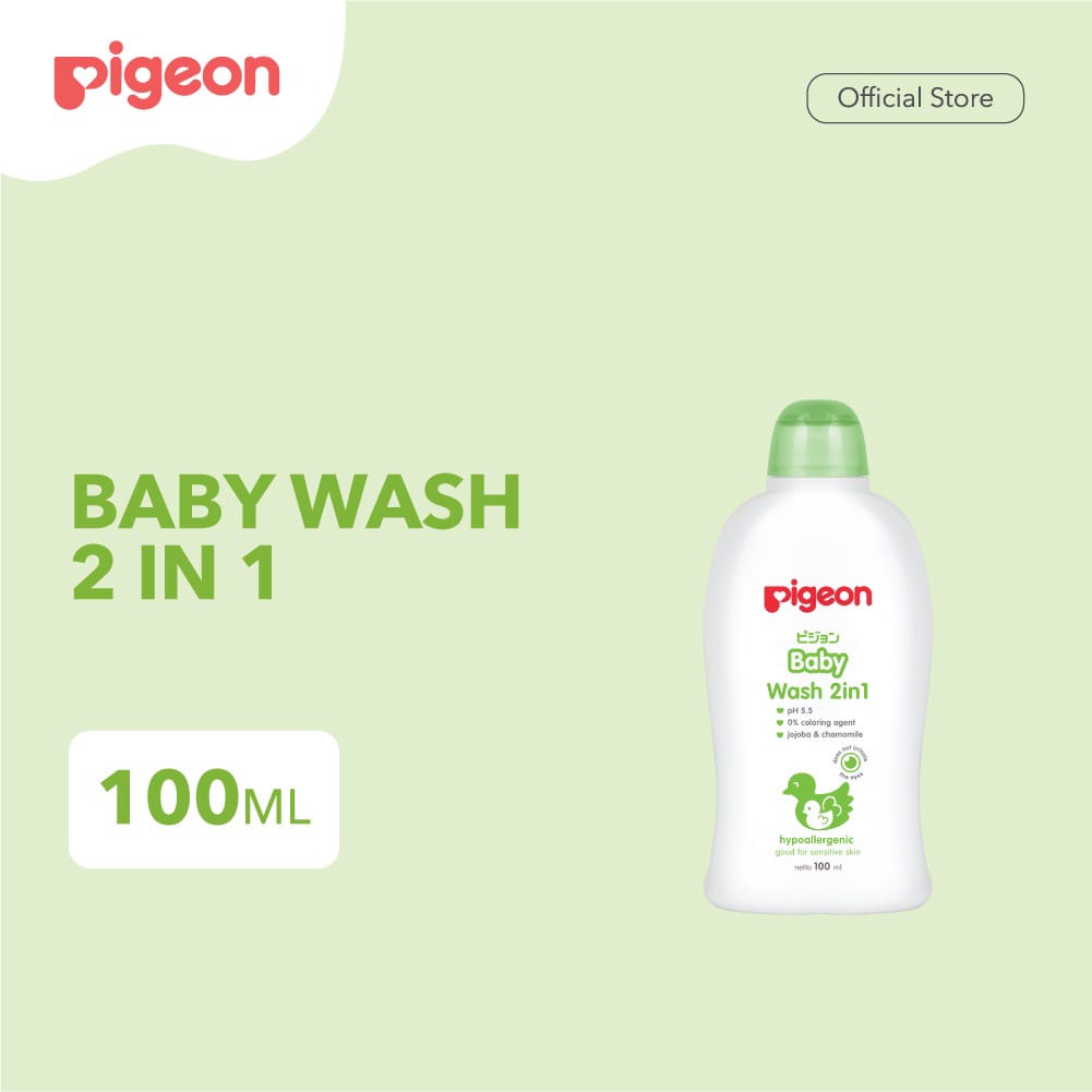 PIGEON BABY WASH 2IN1 CHAMO