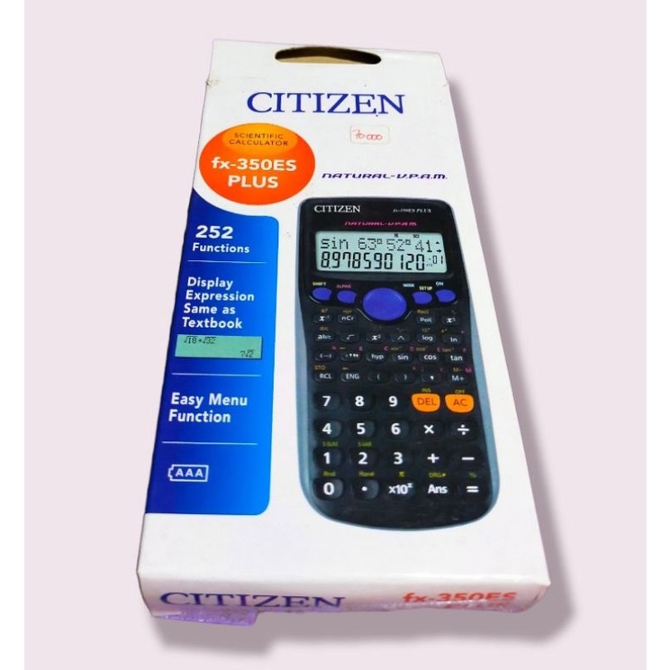

kalkulator citizen FX 350ES #kalkulator sincostan #kalkulator scientific