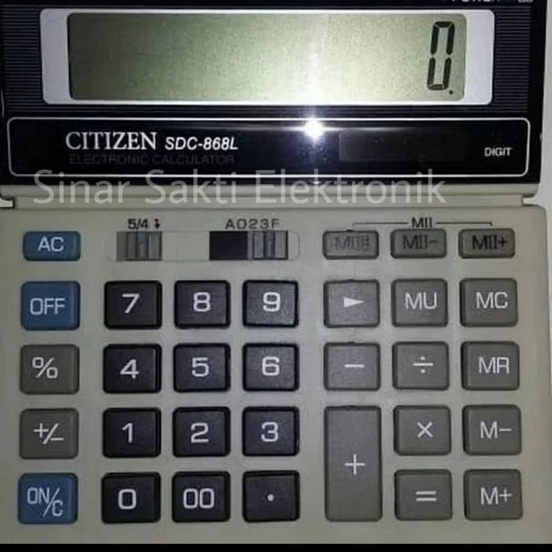 Kalkulator Citizen Besar Check Dagang Resto Depot Warung 12 Digit Grade Ori Non Original