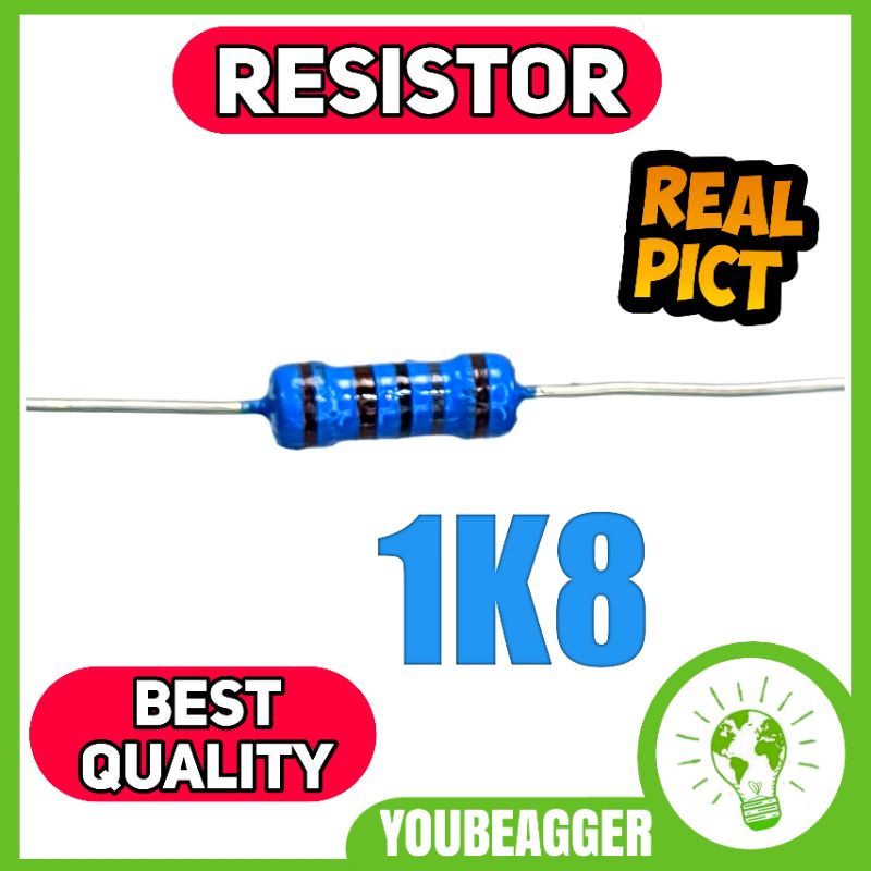 Resistor 1k8 1/2 watt