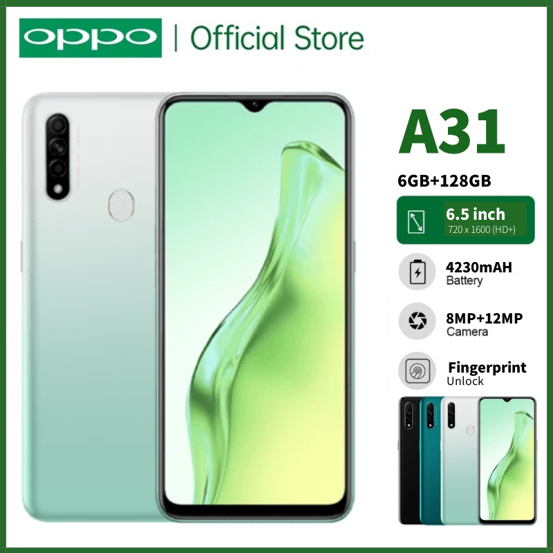 OPPO A31 baru hp murah Ram6GB/Rom128GB 6.5inci layar besar 4230mAh garansi 1 tahun Android 9 hp 1 jutaan lensa ultra wide hp hp murahan ori