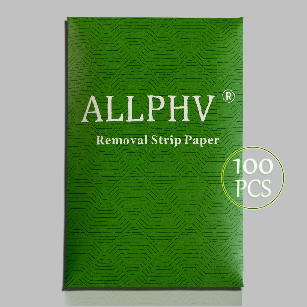 ALLPHV Step1 100pcs Kertas  Blackhead Remover for Step 1- Kertas Komedo