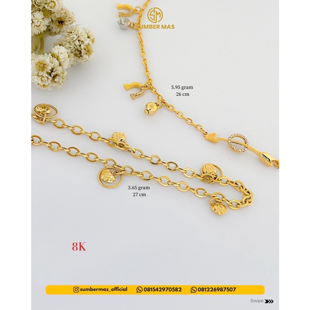 CHAIN ANKLET 8K - SUMBER MAS
