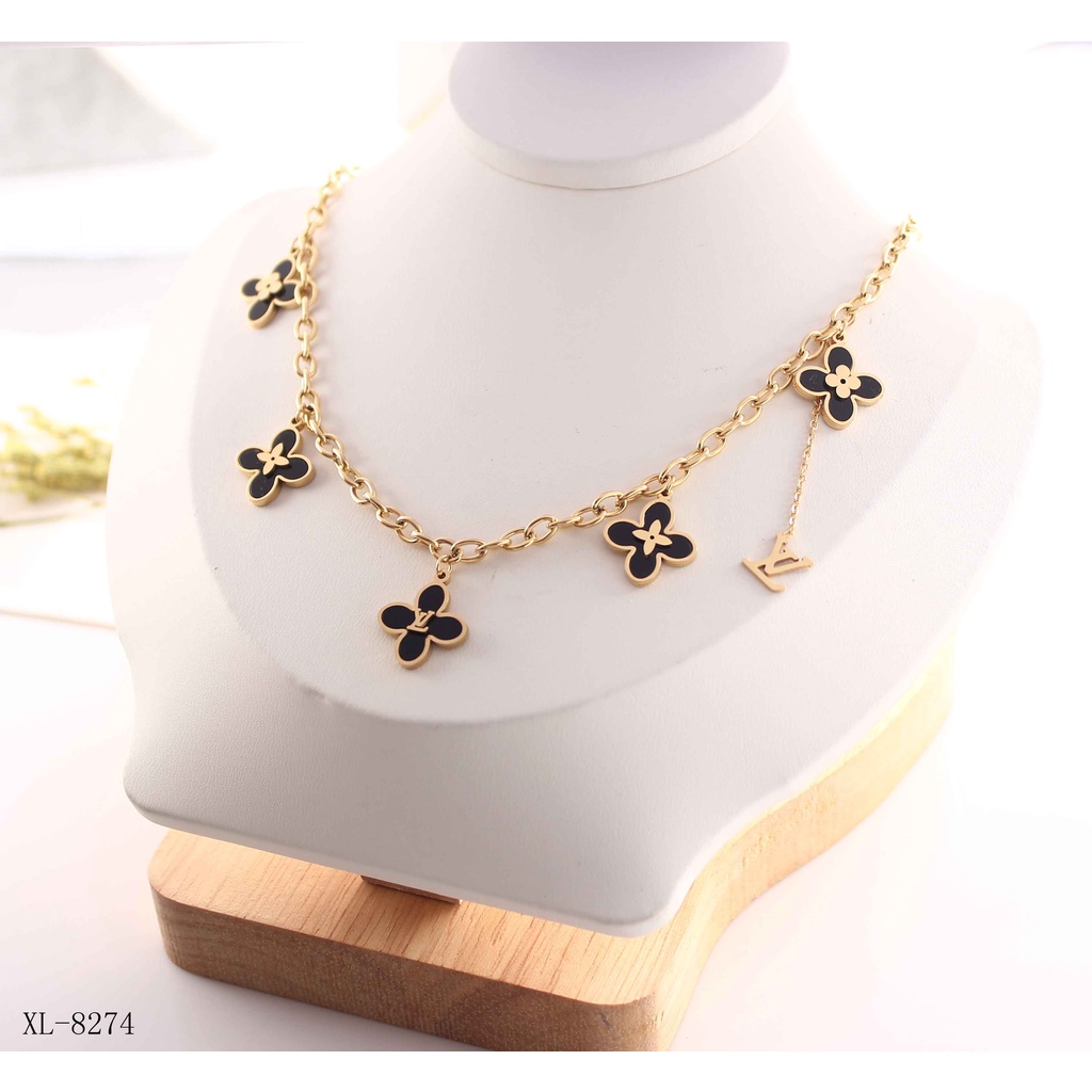 Set Perhiasan Titaniun Kalung Dan Gelang Fashion Jewelry 8274/2806