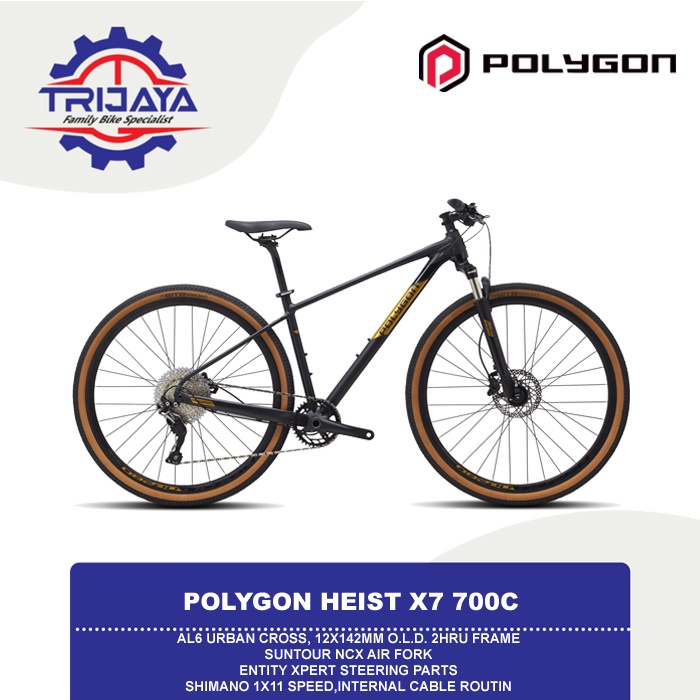 Polygon Heist X7 Sepeda Urban Cross 700C / City Bike / Hybrid