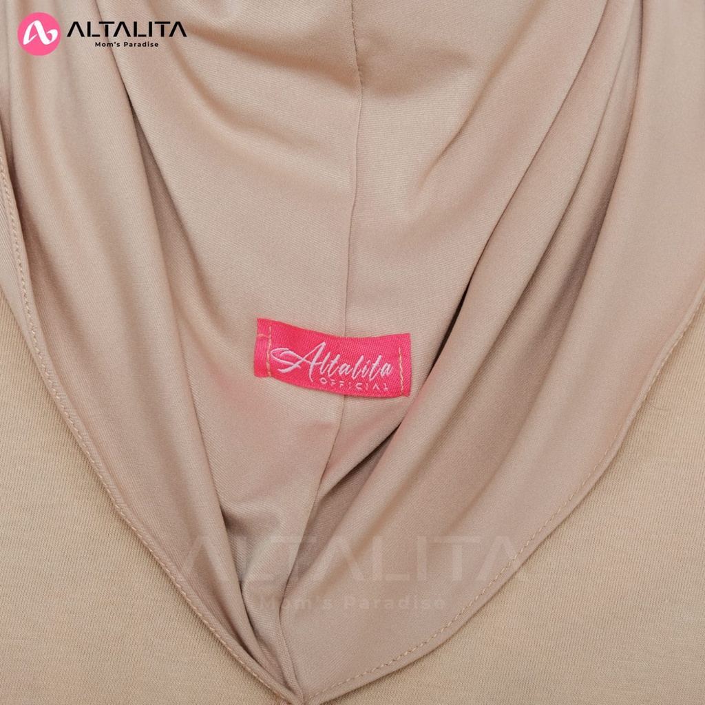 Altalita - Kerudung Instan Nadira pet Jilbab Bergo Sport Ukuran S Polos pet Tebal Bahan Jersey Premium Cocok Untuk Olahraga Volly Futsal Senam dan Sehari-Hari