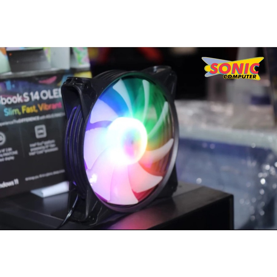 Fan Casing 12cm Power Up LOOP FL-02 RGB Light LED 12 Cm