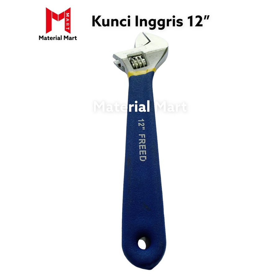 Kunci Inggris 12 Inch | Adjustable Wrench 12&quot; | Bago 300mm | 300 mm | Material Mart