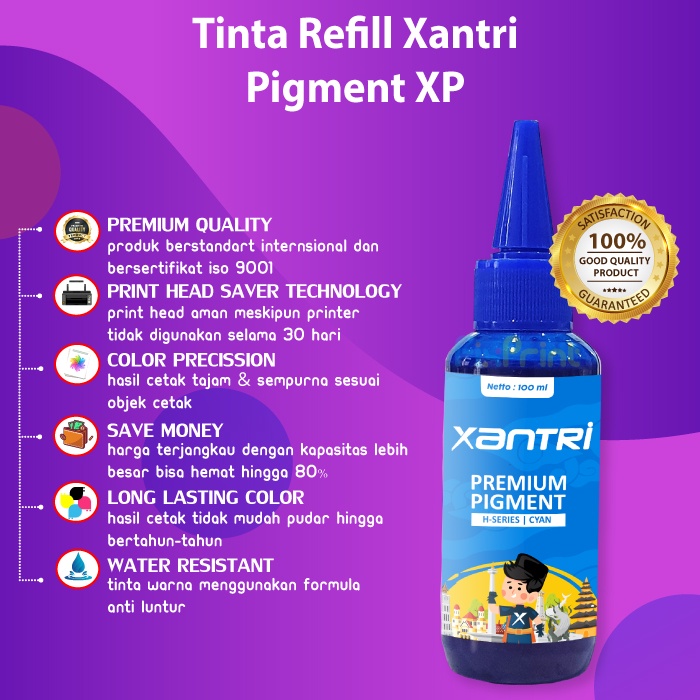 Tinta Premium Ink Pigment Black 100ml Cartridge 954 954XL 955 955XL