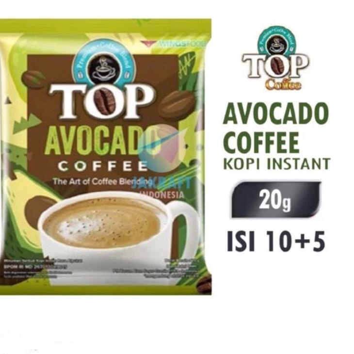 

Siap Kirim (TERMURAH!!)Top coffee avocado 1 renceng 15 sachet