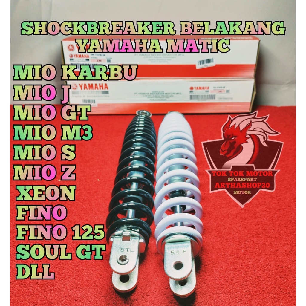 Shock Belakang 5TL / 54P Asli original Motor Yamaha MIO Sporty / J / GT / Smile / Z / S / M3 , XEON 