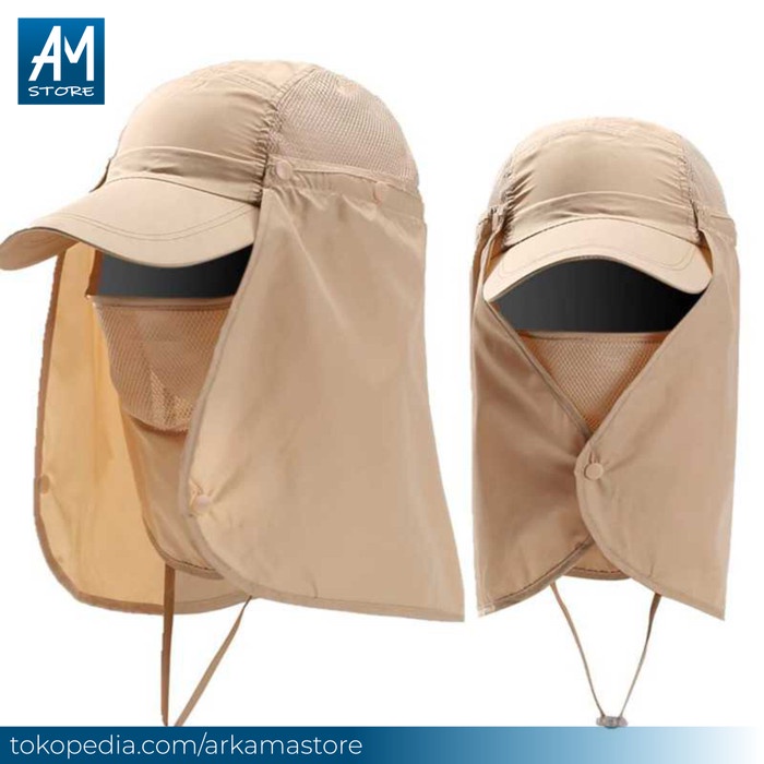 Terlaris Flymall Topi Pancing Topi Gunung Pria Tentara Jepang Anti Uv Matahari