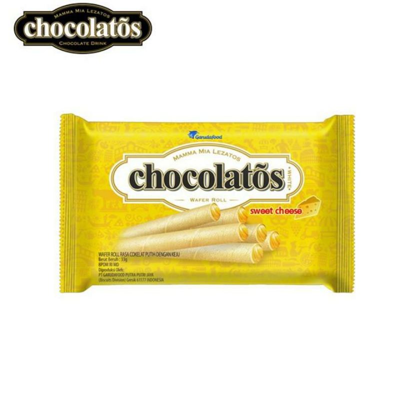 

Chocolatos Sweet Cheese 27 gram isi 5 pcs