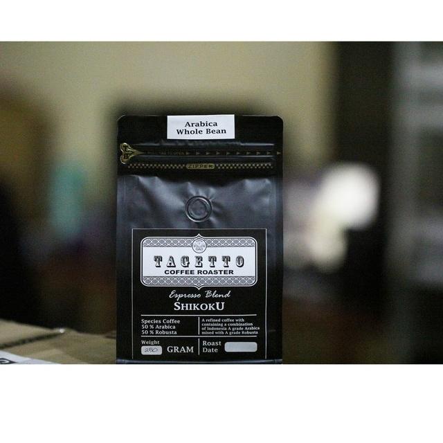 

♨ KOPI ESPRESSO BLEND SHIKOKU 250GR - ARABICA 50% & ROBUSTA 50% ♨