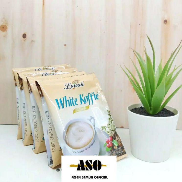 

Laku Keras Kopi Luwak white Coffe original 20g RENCENG ( ISI 10)