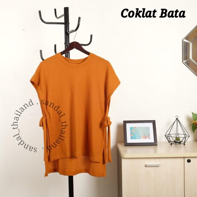 VEST TALI RAJUT OUTWER WANITA / ROMPI TALI SAMPING RAJUT HIJAB MUSLIM