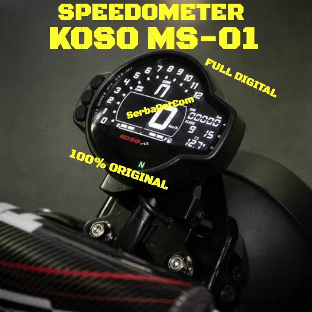 SPEEDOMETER SPEEDO SPEDO SPEDOMETER KOSO DIGITAL MS01 MS 01 MS-01 ORIGINAL not rx2n rx3 rx2 ktm babo