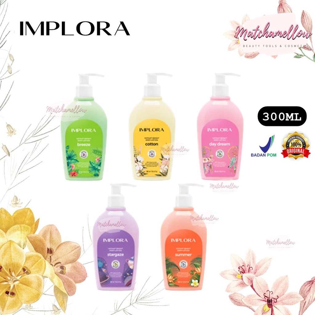 ❄️MATCHA❄️ IMPLORA INSTANT BRIGHT BODY LOTION - LOTION BPOM ORIGINAL BY IMPLORA