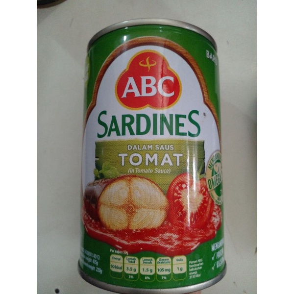 

ABC Sarden Saus Tomat 425g