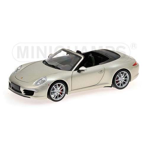 Diecast Minichamps Porsche 911 Carrera S Cabriolet Miniatur Mobil 1:18