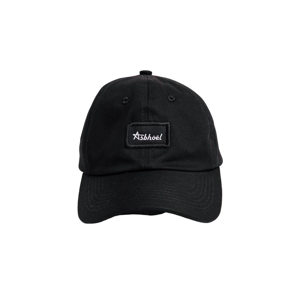 STOK TERBATAS Asbhoel Polo Caps Basic Label Black