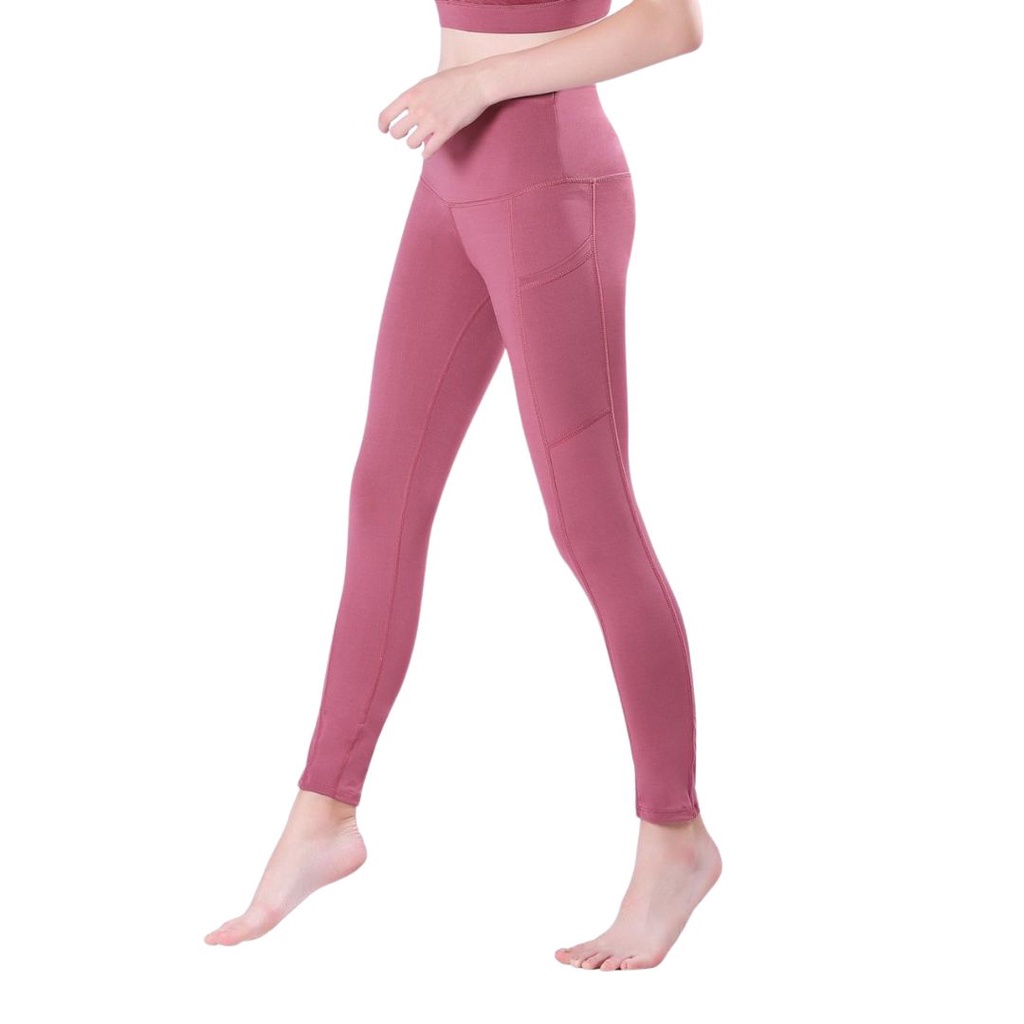 INSPORT- Legging Olahraga Wanita Celana Senam Gym Fitnes Model Kantong Samping 863