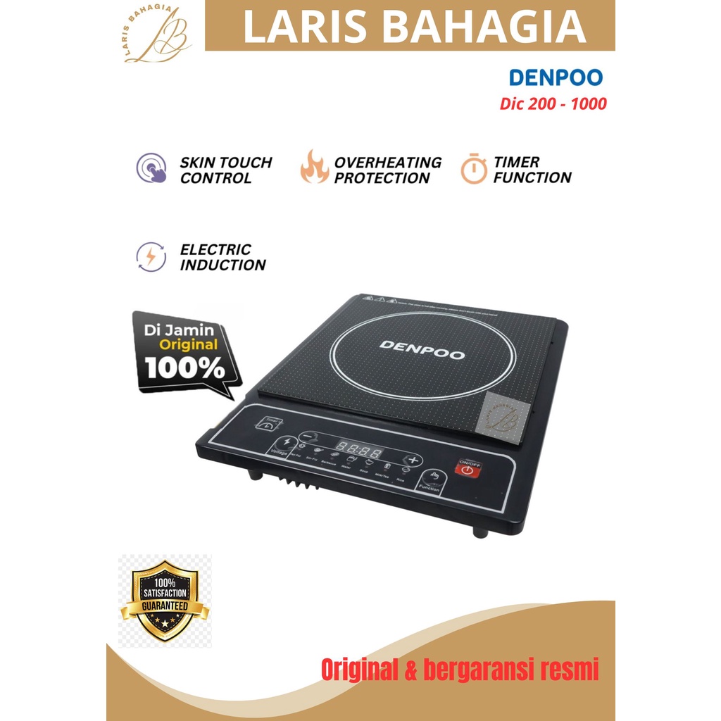 Kompor Induksi Denpoo Dic 200 - 1000