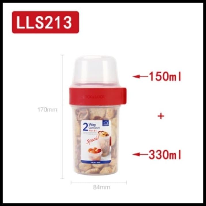 

Lls213 Two Way Toples Penyimpan Makanan 2 Sisi Lock&Lock