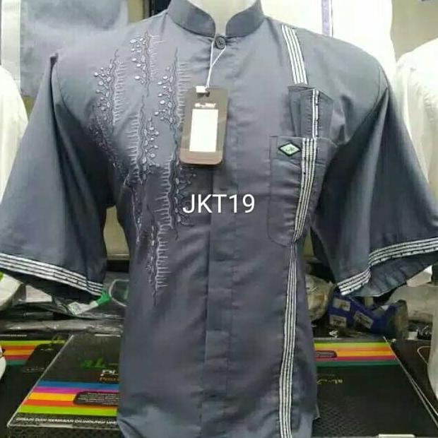 BAYAR DITEMPAT Baju Koko Al Mia platinum original lengan pendek /BAJU KOKO PRIA/BAJU KOKO DEWASA/BAJ