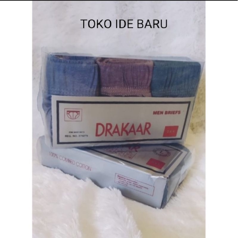 Celana Dalam Pria DRAKAAR Isi 3 Pcs