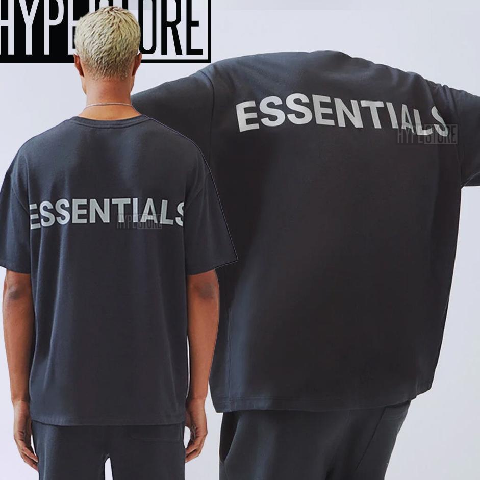 Kaos Pria Oversized Reflective - ESSENTIALS FOG OV2025 TERBAIK