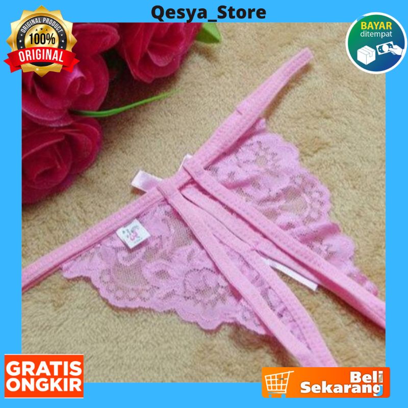 Gstring G string Celana dalam cd wanita dewasa Sexy set jumbo seksi hot transparan lace pantie brief