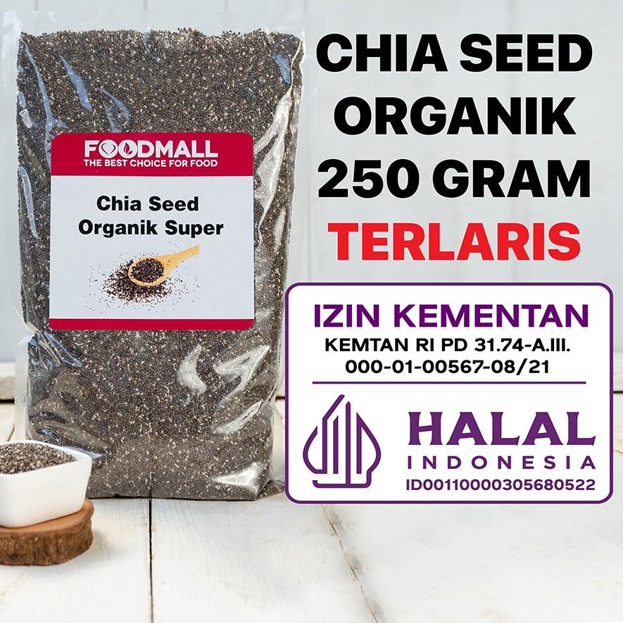 

♞ Organic Chia Seed 250 GRAM / Organik HALAL ☉