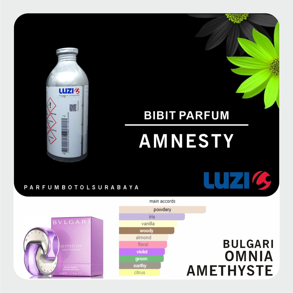 Bibit Parfum - Amnesty | Bul Omnia Amethyste by Luzi | 500gr Segel