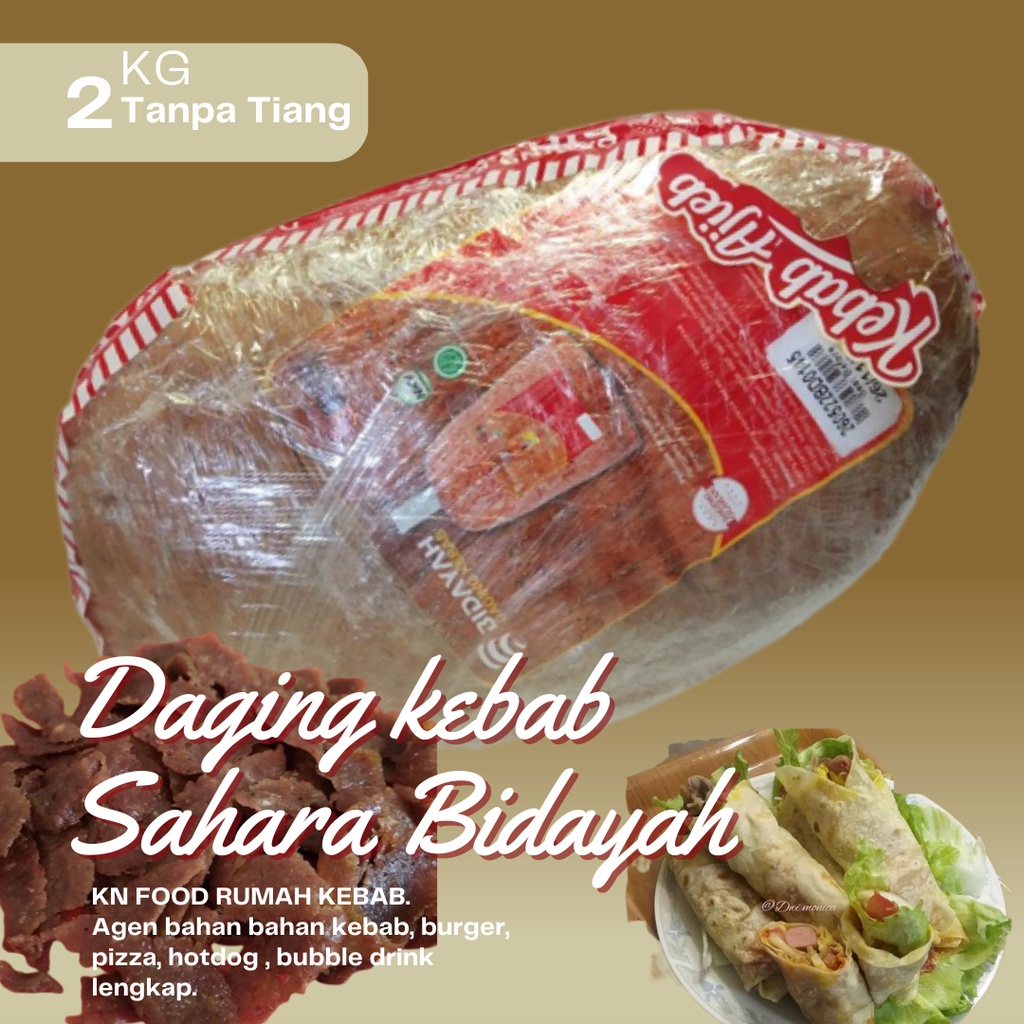 

Sahara daging kebab mix bidayah 2 kg/ Daging Tanpa Tiang Bidayah 2KG / Daging Kebab Sahara 2KG