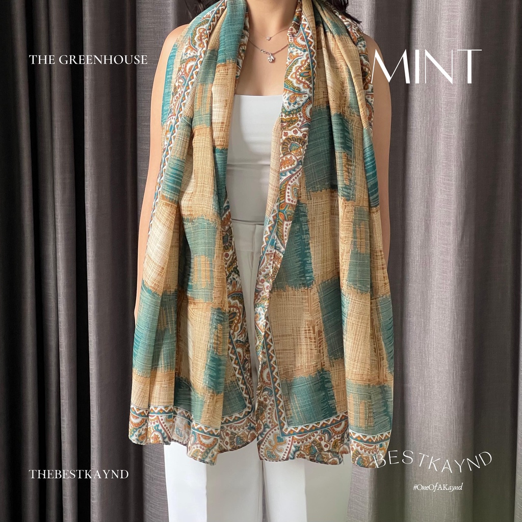 Mint Shawl | The Greenhouse Collection | The Best Kaynd