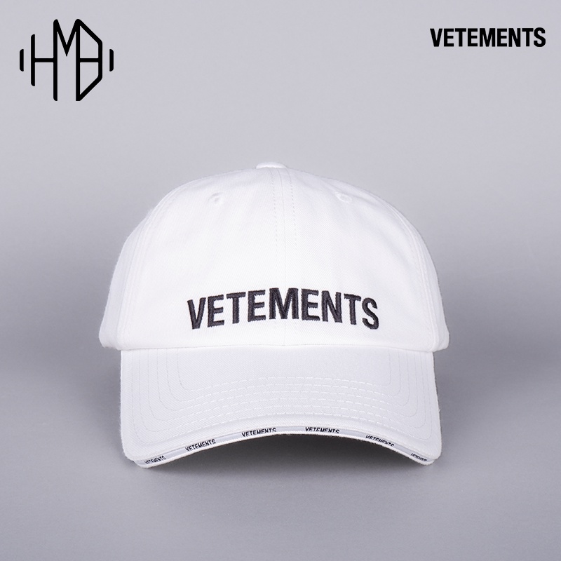 Vetements Logo Cap White