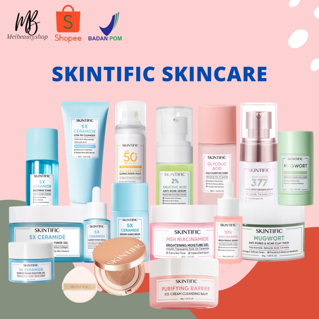 SKINTIFIC 5X All Series | 5X Ceramide Barrier Repair Series | Ceramide Low pH Cleanser | 10% Niacinamide | Glycolic Acid