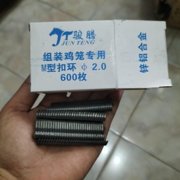 Isi Staples M Ring Isi Staples Tang Pengikat Kandang Ayam Puyuh 1 Box