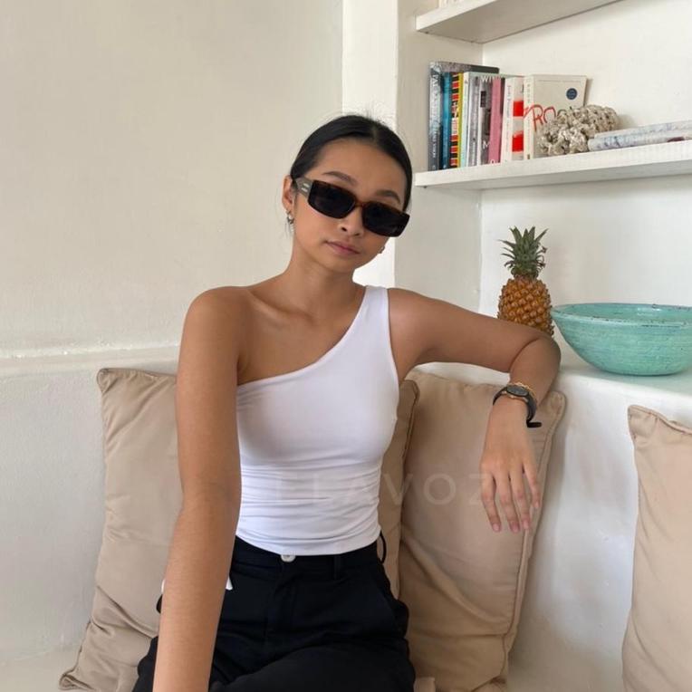 MURAH Elavoz Amber One Shoulder Tank/Tarzan