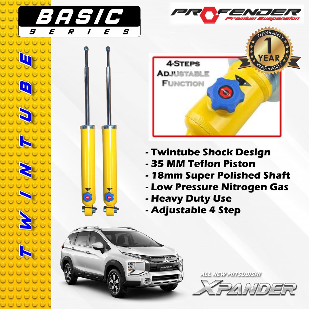 [BASIC] Aksesoris Suspensi Shockbecker PROFENDER Mitsubishi Xpander Cross Ultimate - Rear