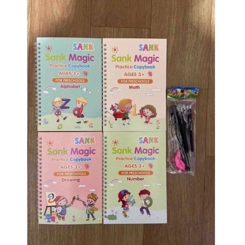 

[ART. 500101] BUKU BELAJAR MENULIS ANAK SANK MAGIC SATU SET ISI 4 BUKU + PULPEN PRACTICE BOOK WHITE_CELL