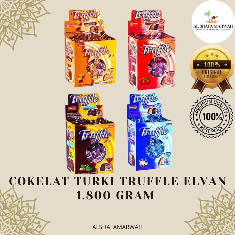 

Cokelat Turki Truffle Elvan 1.800 Gram Elvan Truffle Chocolate 1,8Kg