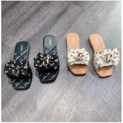 S1030 Sandal Wanita Motif Pita / Sandal Fashion Import / Sandal Model Pita / Sandal Cewek Murah